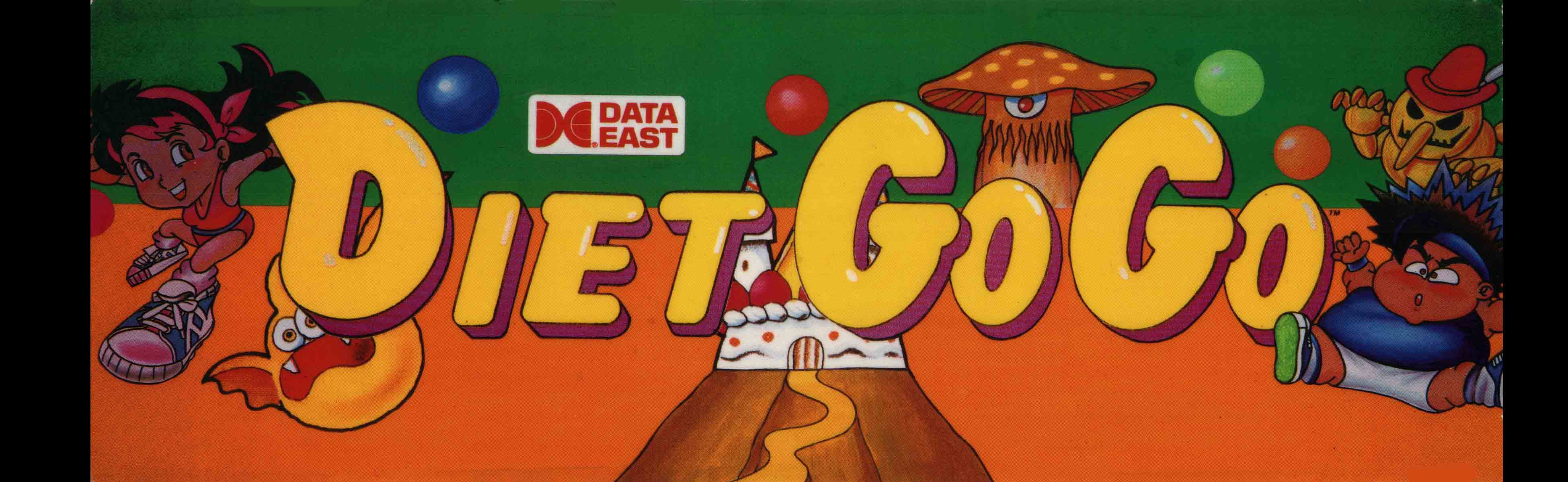 Diet Go Go Arcade Marquee 26 X 8 Arcade Marquee Dot Com
