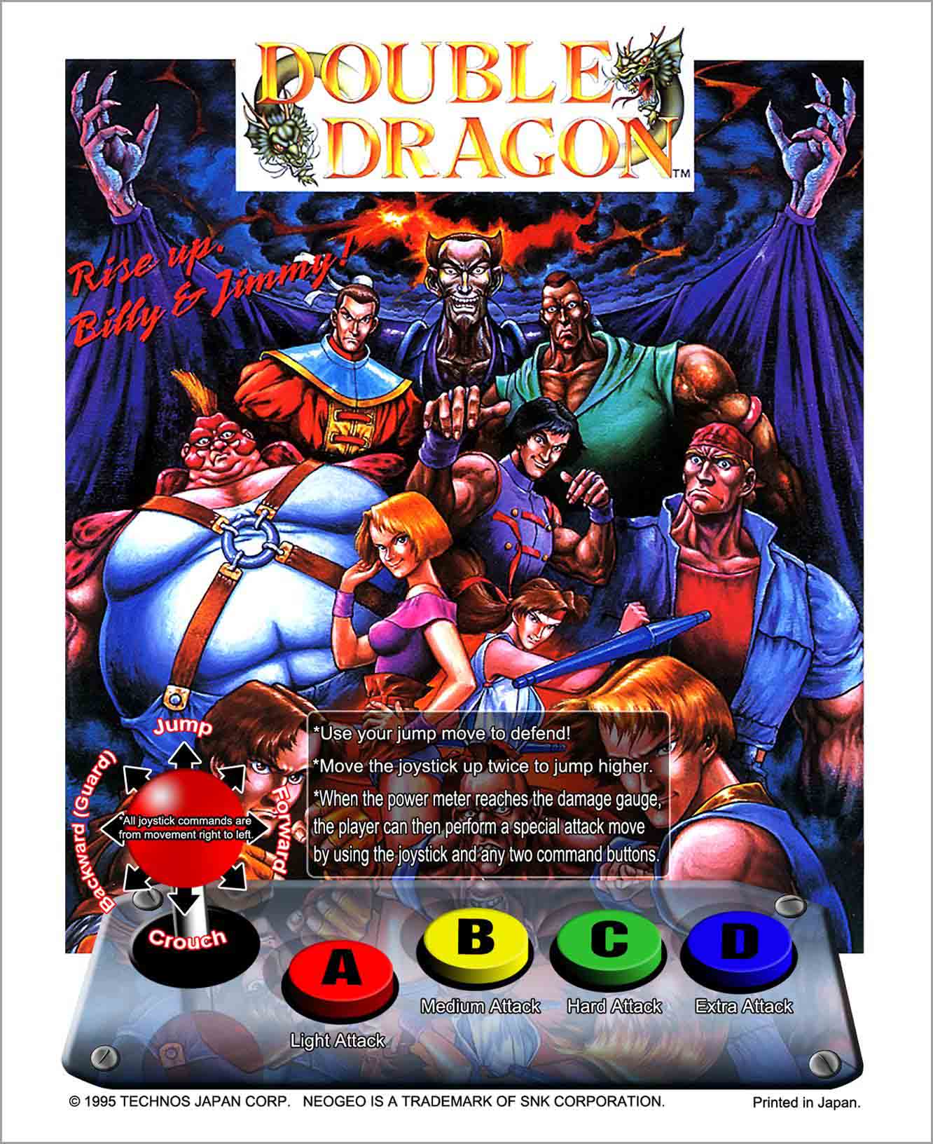 Crossed Swords 2 (II) Arcade Marquee - 4.44 x 5.44