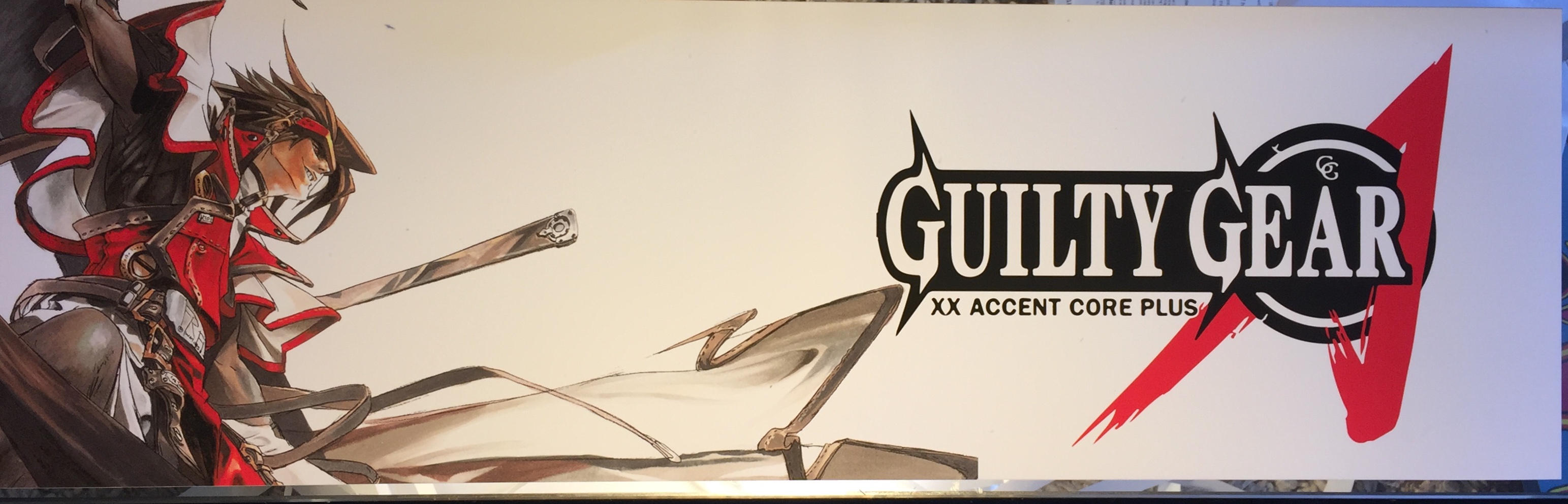 Guilty Gear Xx Accent Core Plus Arcade Marquee 26″ X 8″ Arcade