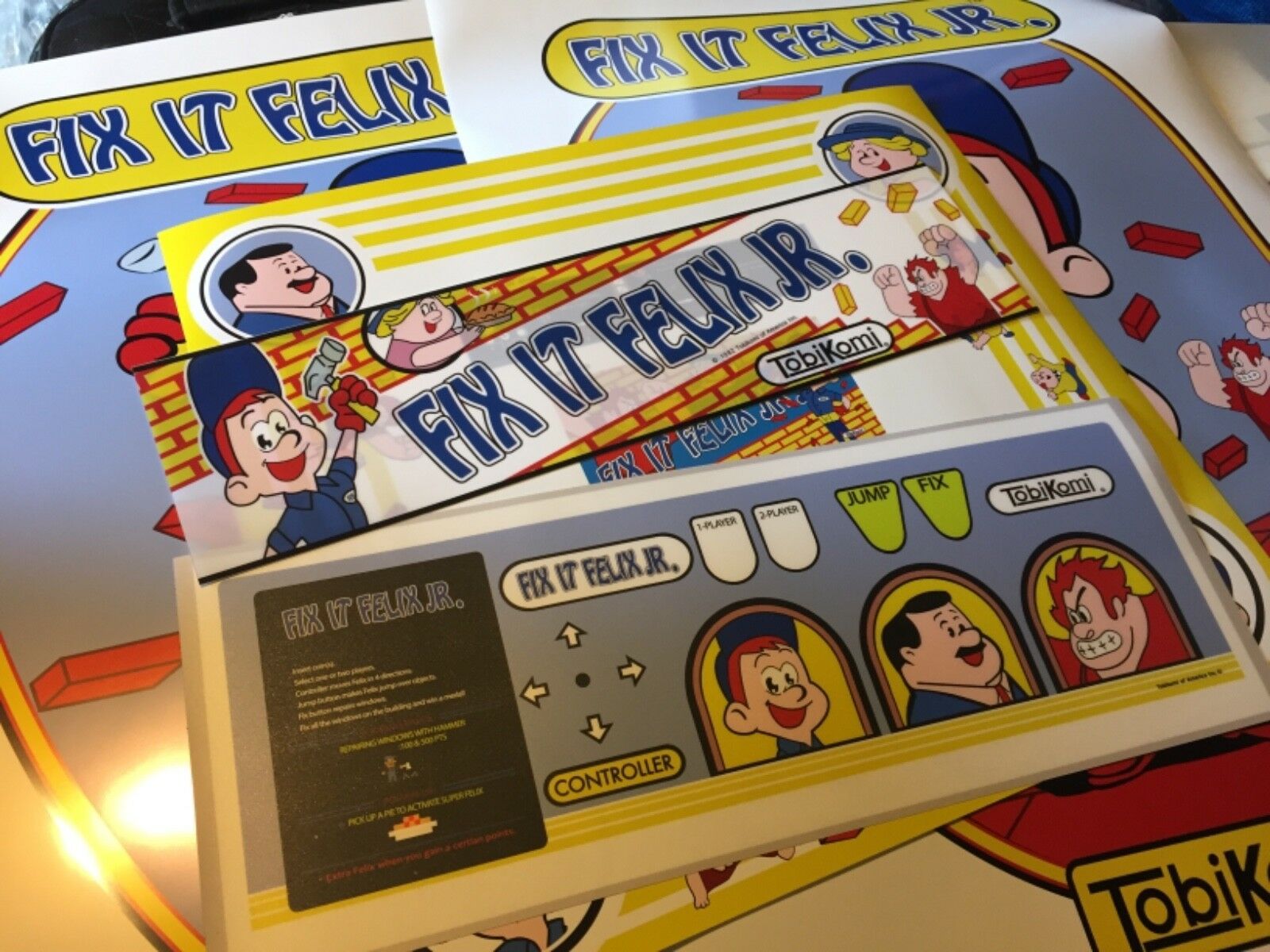 fix it felix jr arcade machine