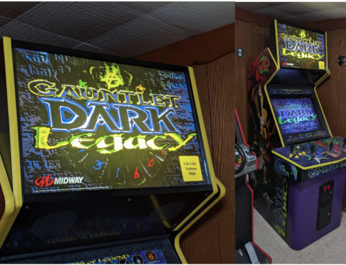 Gauntlet Dark Legacy Dedicated Arcade Marquee Via Chuck